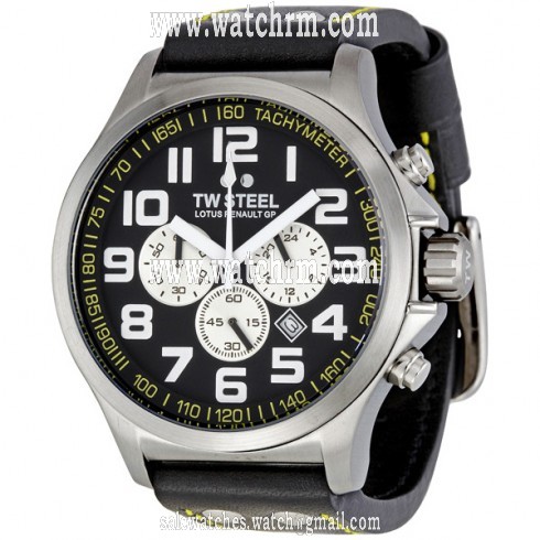 TW Steel Lotus Renault GP Black Dial Chronograph Men's Watch TW675