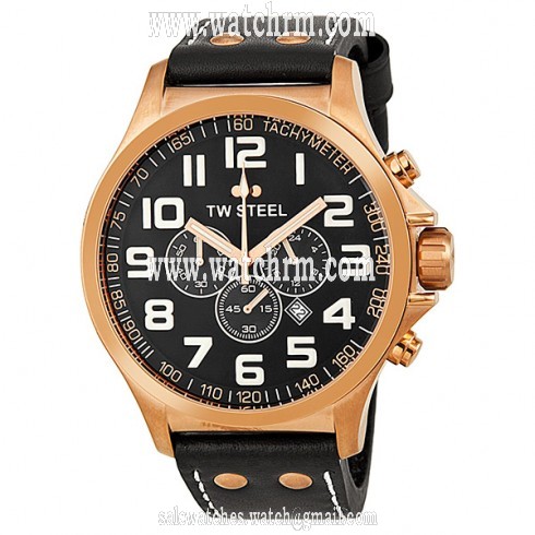 TW Steel Pilot Chronograph Rose Gold PVD Men's Watch TW419