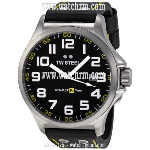 TW Steel RF1 Team Pilot 48 MM Black Dial Men's Watch TW671