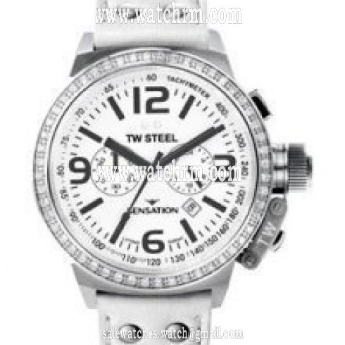 TW Steel Sensations White Dial Chronograph Men's Watch TW832