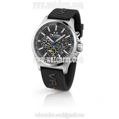 TW Steel VR|46 Black Dial Men's Chronograph Watch TW939