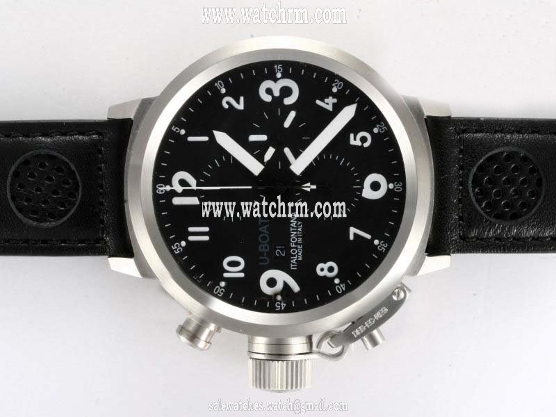 U-Boat Flightdeck 1838 Mens Automatic Stainless Steel Bezel Watch