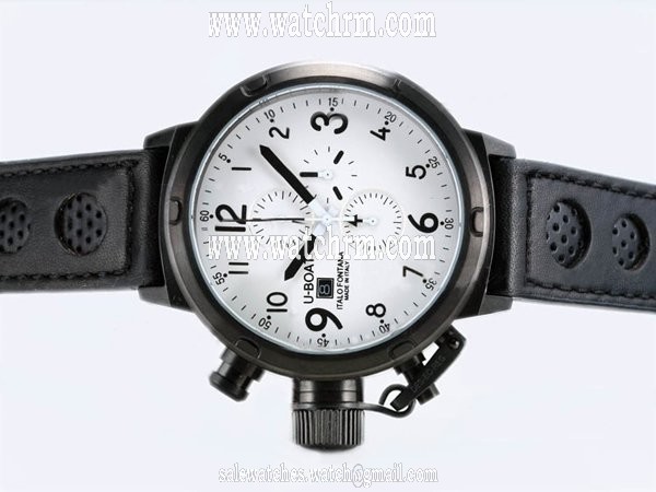 U-Boat Flightdeck 1931 White Dial Stainless Steel Bezel Automatic Watch