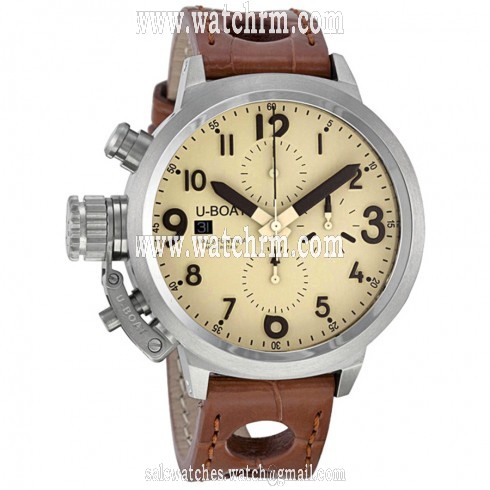 U Boat Flightdeck Cream Dial Automatic Men's Watch UB7117