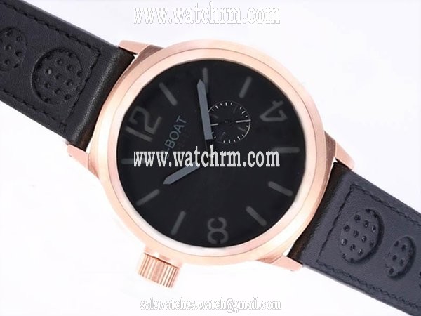 U-Boat Italo Fontana 2060 Rose Gold Case Round Black Dial Watch