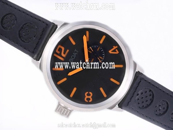 U-Boat Italo Fontana 2060 Round Manual Winding Black Dial Watch