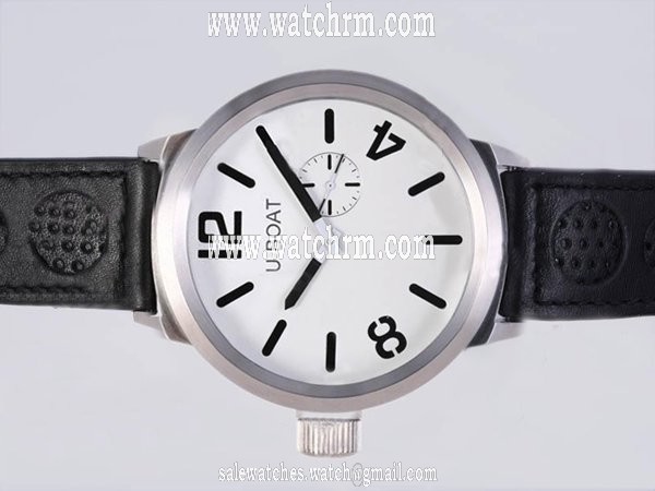 U-Boat Italo Fontana 5571 50mm Stainless Steel Case White Dial Watch
