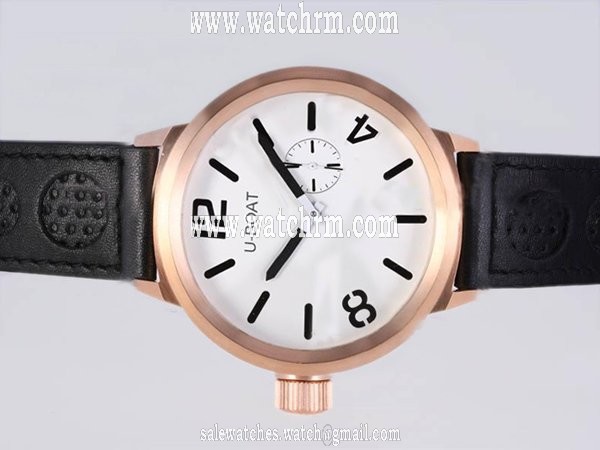 U-Boat Italo Fontana 5571 Rose Gold Case 50mm White Dial Watch