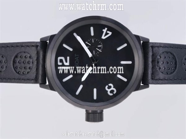 U-Boat Italo Fontana 5571 Round Black Dial Rose Gold Case Watch