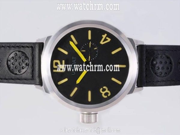 U-Boat Italo Fontana 5571 Stainless Steel Case Black Dial Round Watch