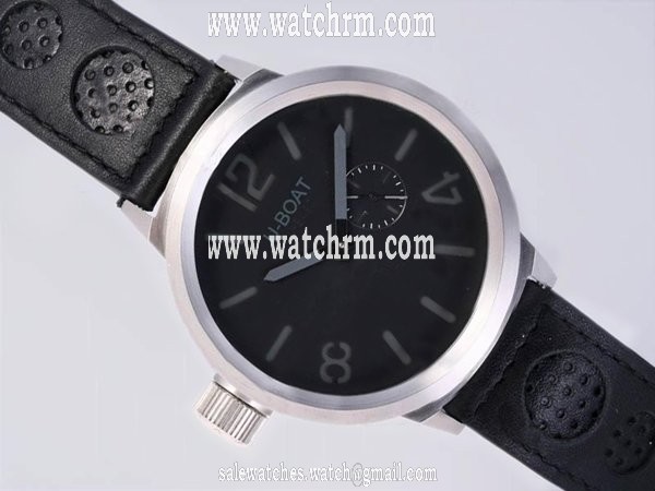 U-Boat Italo Fontana 5573 Round Manual Winding Black Dial Watch