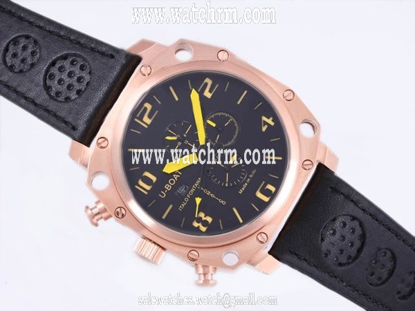 U-Boat Thousands Of Feet 1890 Rose Gold Bezel Automatic Watch