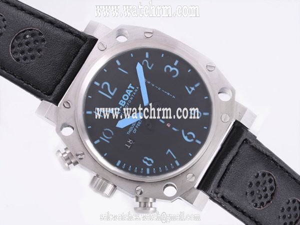 U-Boat Thousands Of Feet 1920 Manual Winding Black Dial Watch