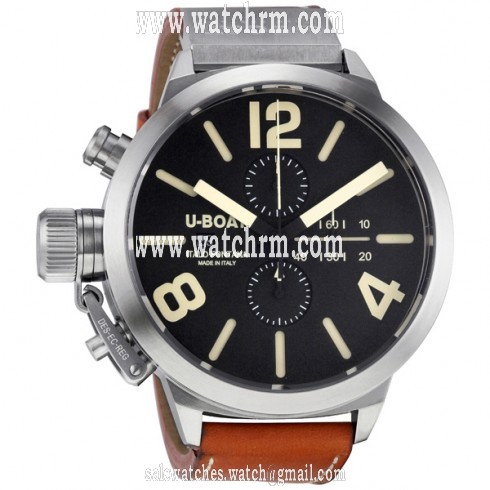 U-Boat Classico CAS Automatic Chronograph Brown Leather Men's Watch 2273