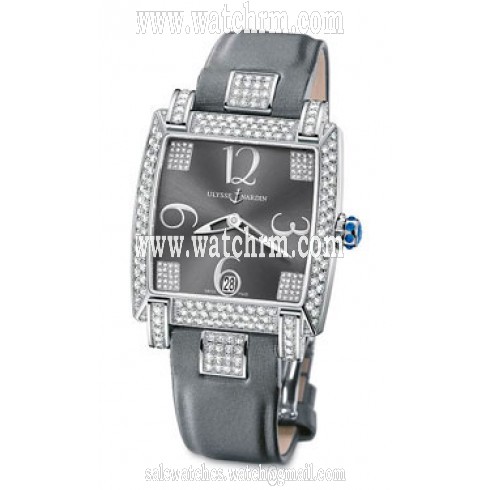 Ulysse Nardin Caprice Anthracite Grey Dial Satin Strap Automatic Ladies Watch 130-91AC-609