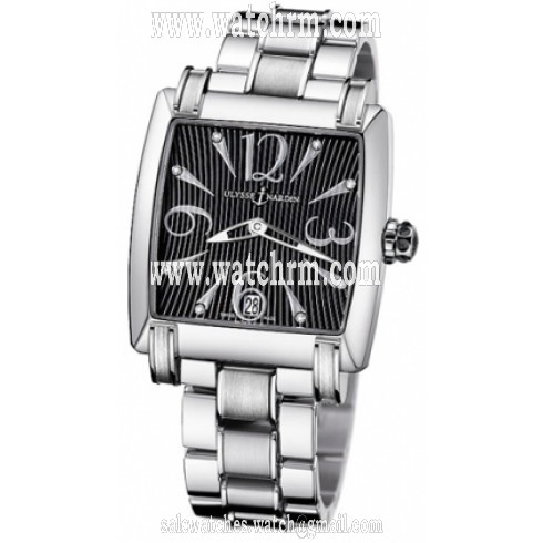 Ulysse Nardin Caprice Automatic Black Dial Stainless Steel Ladies Watch 133-91-7-06-02