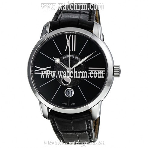 Ulysse Nardin Classico Luna Automatic Black Dial Moonphase Men's Watch 8293-122-2-42