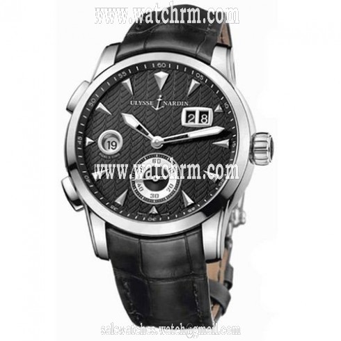 Ulysse Nardin Dual Time Black Dial Automatic Men's Watch 3343-126-912
