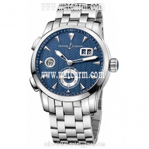 Ulysse Nardin Dual Time Blue Dial Automatic Men's Watch 3343-126LE-7/93