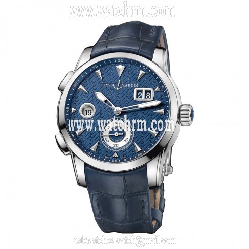 Ulysse Nardin Dual Time Blue Dial Automatic Men's Watch 3343-126LE-93