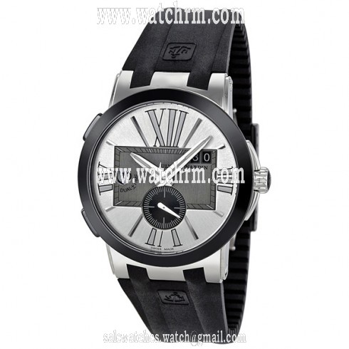 Ulysse Nardin Executive Dual Time Automatic Silver Dial Men's Watch 243-00-3-421