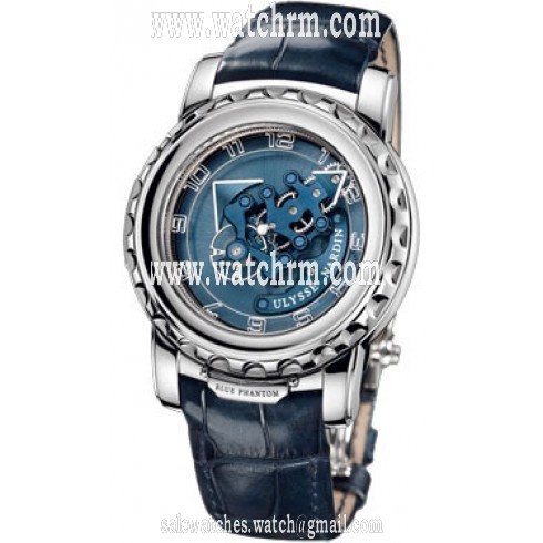 Ulysse Nardin Freak Blue Phantom Blue Dial Alligator Leather Automatic Men's Watch 020-81