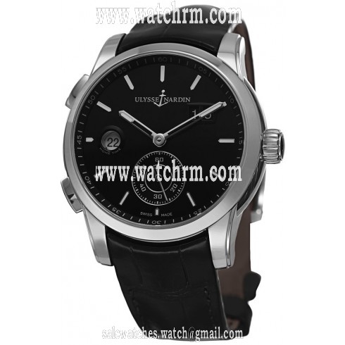 Ulysse Nardin GMT Dual Time Black Dial Automatic Men's Watch 3343126-92