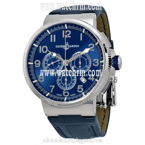 Ulysse Nardin Marine Chronometer Blue Dial Automatic Men's Watch 1503-150-63