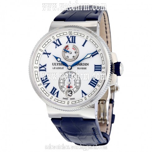 Ulysse Nardin Marine Chronometer White Dial Automatic Men's Watch 1183-126-40