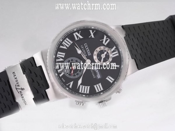 Ulysse Nardin Marine Collection 263-67-3/43 Black Dial 41mm Automatic Watch