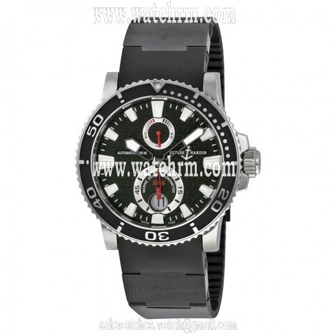 Ulysse Nardin Maxi Marine Diver Black Dial Men's Watch 263-33-3C-82