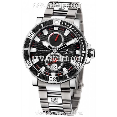 Ulysse Nardin Maxi Marine Diver Black Dial Titanium Men's Watch 263-90-7M-72