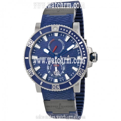 Ulysse Nardin Maxi Marine Diver Blue Dial Automatic Men's Watch 263-90-3C-93
