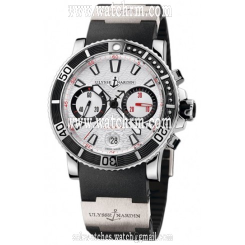 Ulysse Nardin Maxi Marine Diver Silver Dial Automatic Men's Watch 8003-102-3-916