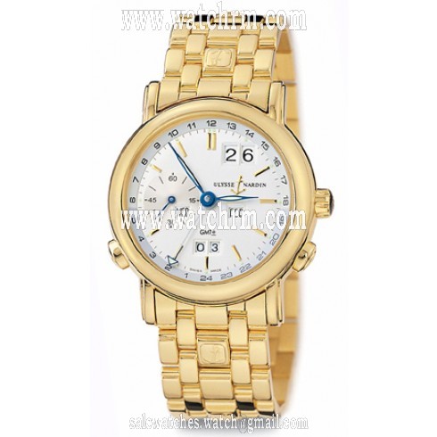 Ulysse Nardin Perpetual Silver Dial 18kt Yellow Gold Men's Watch 321-22-8