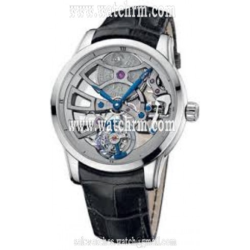 Ulysse Nardin Skeleton Tourbillon Manufacture 18ct. White Gold Men's Watch 1700-129