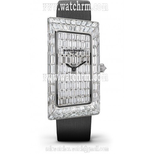 Vacheron Constantin 1972 Diamond Dial Grey Satin Men's Watch 25611/000G-9304