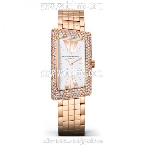 Vacheron Constantin 1972 Silver Dial 18kt Rose Gold Ladies Watch 25515U01R-9254
