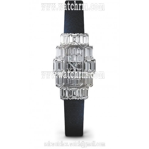 Vacheron Constantin Lady Kalla Diamond Blue Satin Ladies Watch 17710000G-7393
