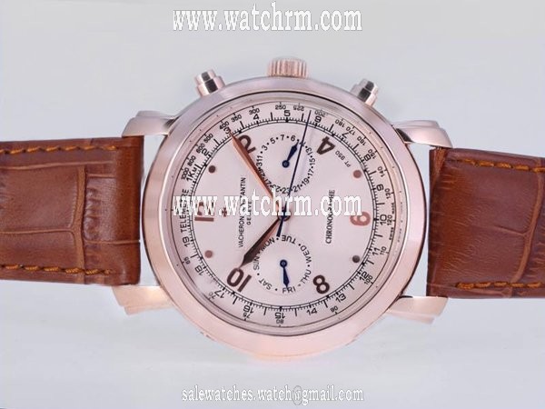 Vacheron Constantin Malte 47120 Pink Gold Mens Round Automatic Watch