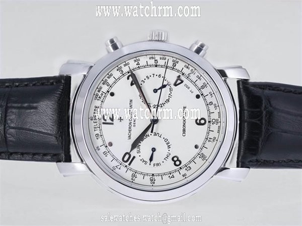 Vacheron Constantin Malte 47120 White Gold Mens Round Stainless Steel Case Watch