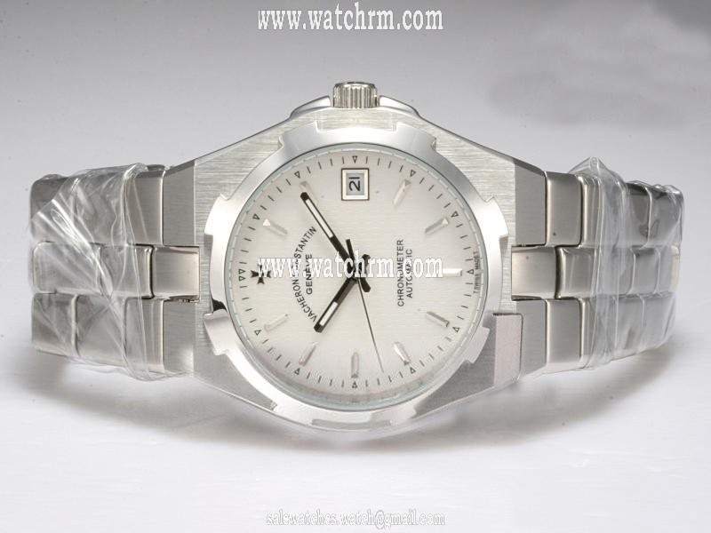 Vacheron Constantin Overseas 49150/B01A-9095 Womens Round Stainless Steel Case Watch