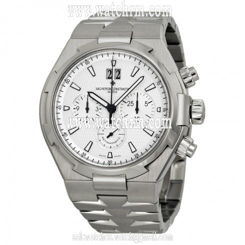 Vacheron Constantin Overseas Chronograph Silver Dial Men's Watch 49150/B01A-9095