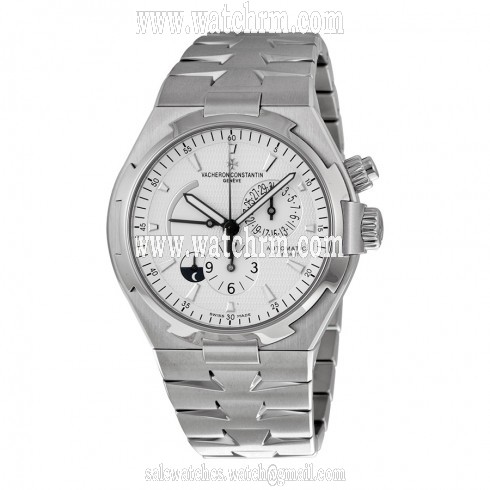 Vacheron Constantin Overseas Dual Time Automatic Silver Dial Stainless Steel Men's Watch 47450/B01A-9226