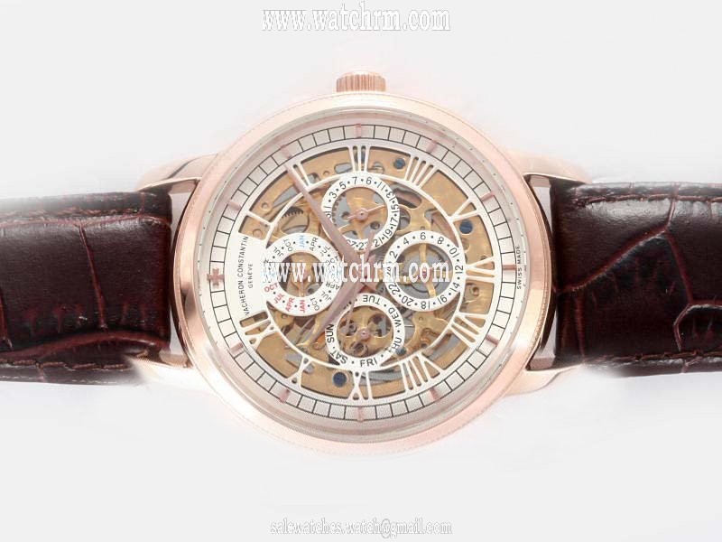 Vacheron Constantin Patrimony 43172/000R-9241 Stainless Steel Bezel Multicolor Dial Automatic Watch