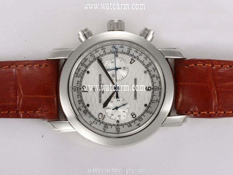 Vacheron Constantin Patrimony 47192/000G-9504 38mm Mens Brown Crocodile Leather Strap Watch