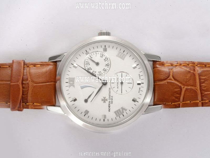 Vacheron Constantin Patrimony 47200 White Gold Mens Automatic 40mm Watch