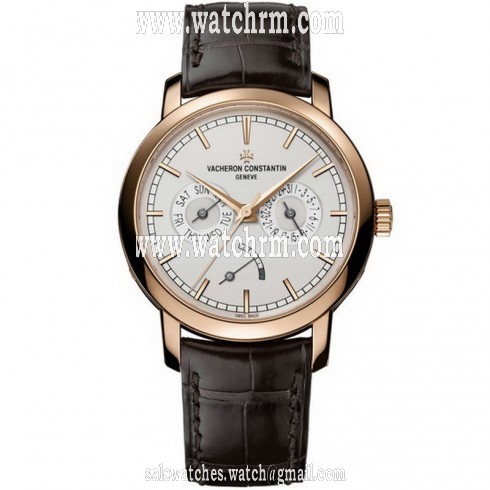 Vacheron Constantin Patrimony Day-Date Power Reserve 18K Rose Gold Men's Watch 85290000R-9969