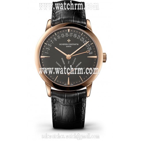 Vacheron Constantin Patrimony Retrograde Day-Date Slate Grey Dial Men's Watch 86020/000R-9940