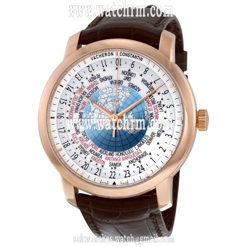 Vacheron Constantin Patrimony Traditionnelle Silver Dial Brown Leather Men's Watch 86060000R-9640
